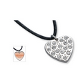 Crystal Heart Reversible Necklace